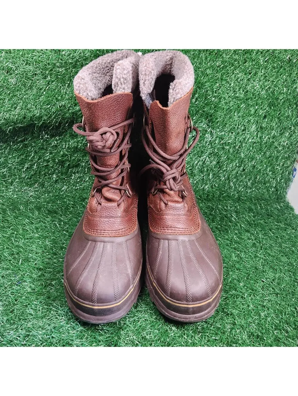 Sorel Kananaskis II LM1002-200 Insulated Winter Snow Boots Leather Rubber Sz 11